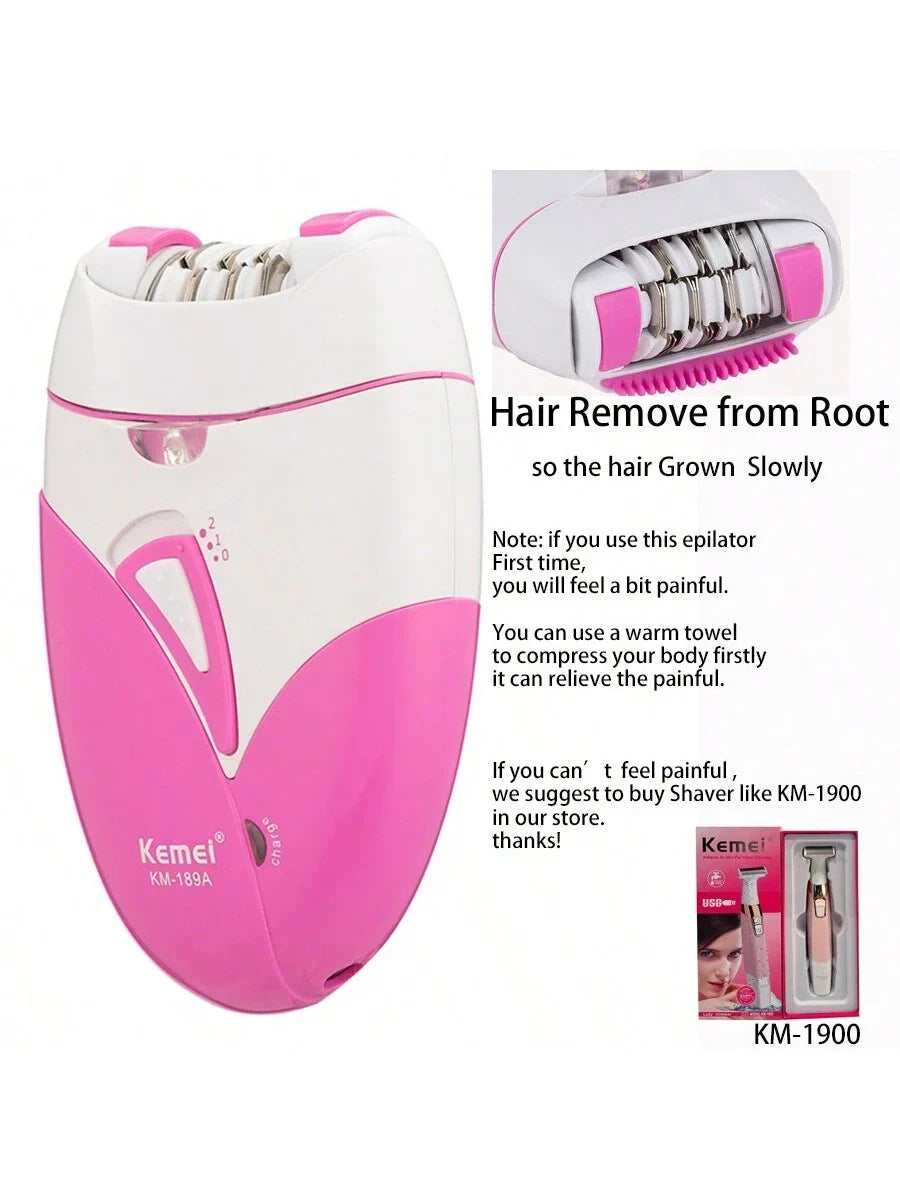 Kemei Brand Km-189A Electric Epilator Hair Remove