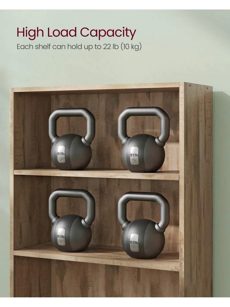 VASAGLE Bookshelf, 6-Tier Bookcase