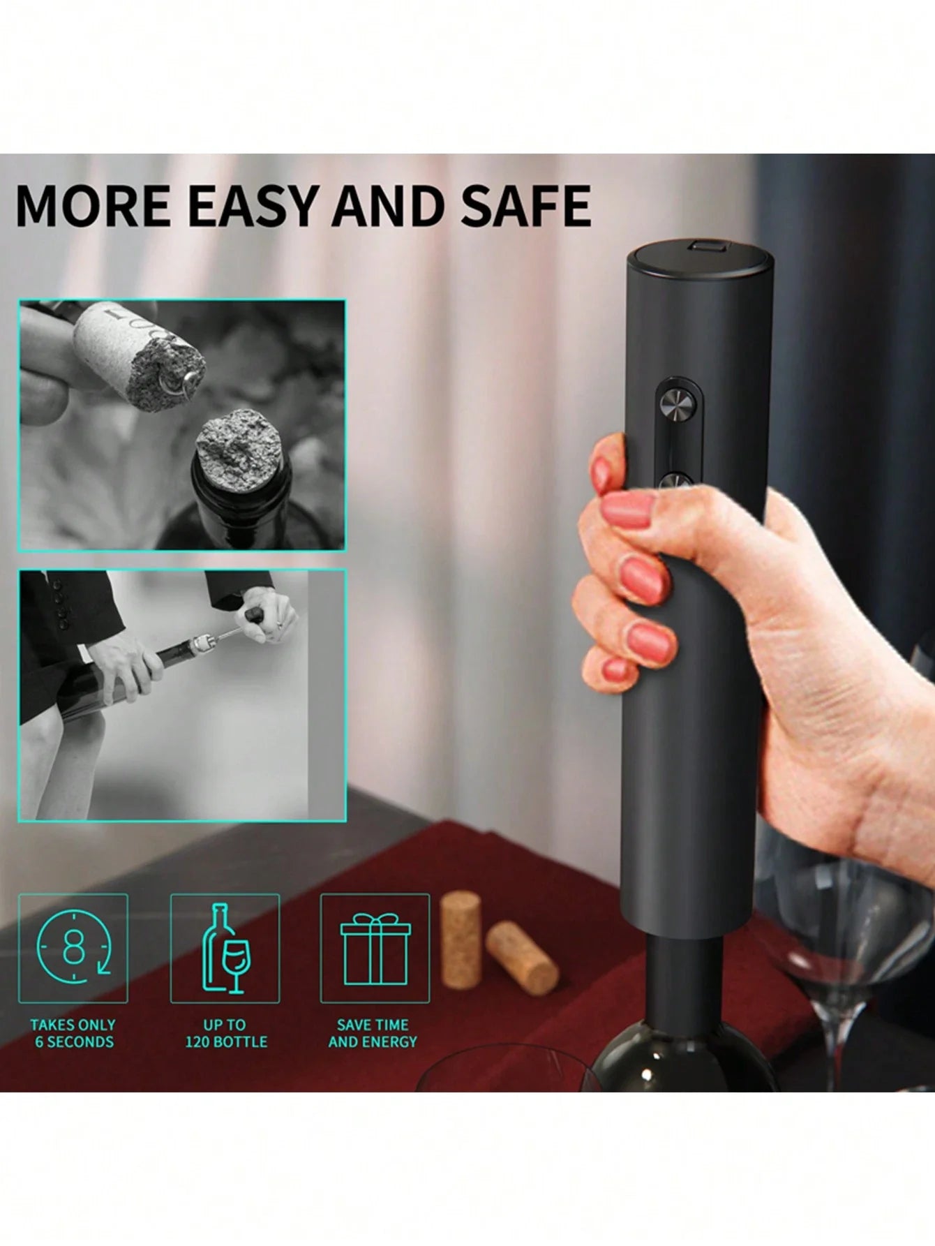 CLITON Electric Wine Opener Set