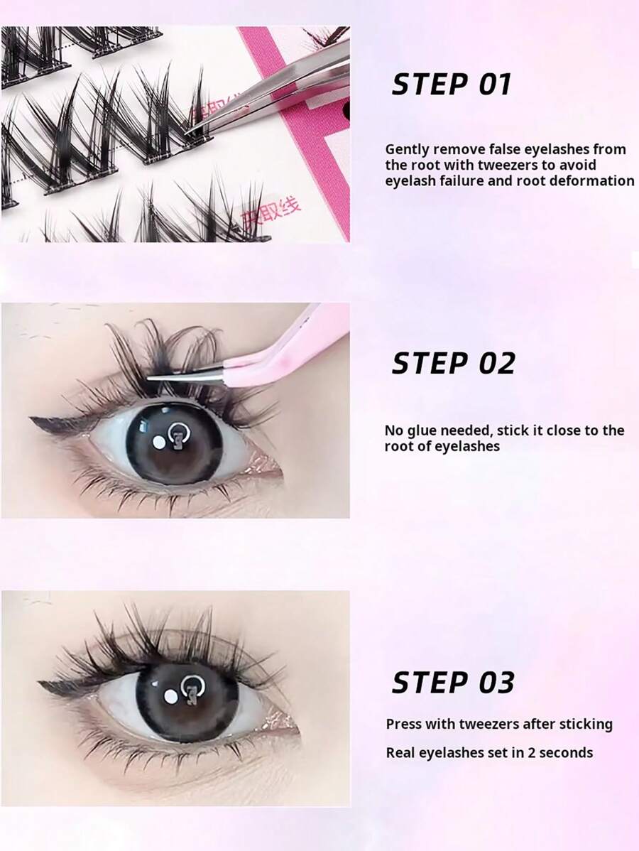Anlinnet 36pcs/Set C-Curl 5D Lash Extensions