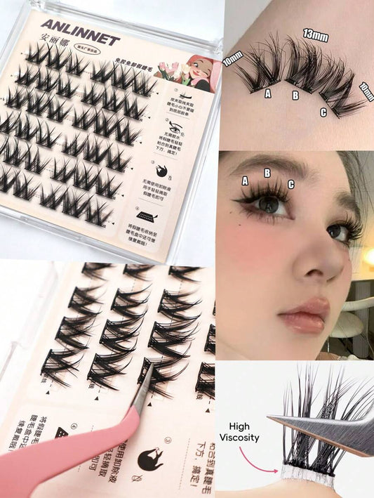Anlinnet 36pcs/Set C-Curl 5D Lash Extensions