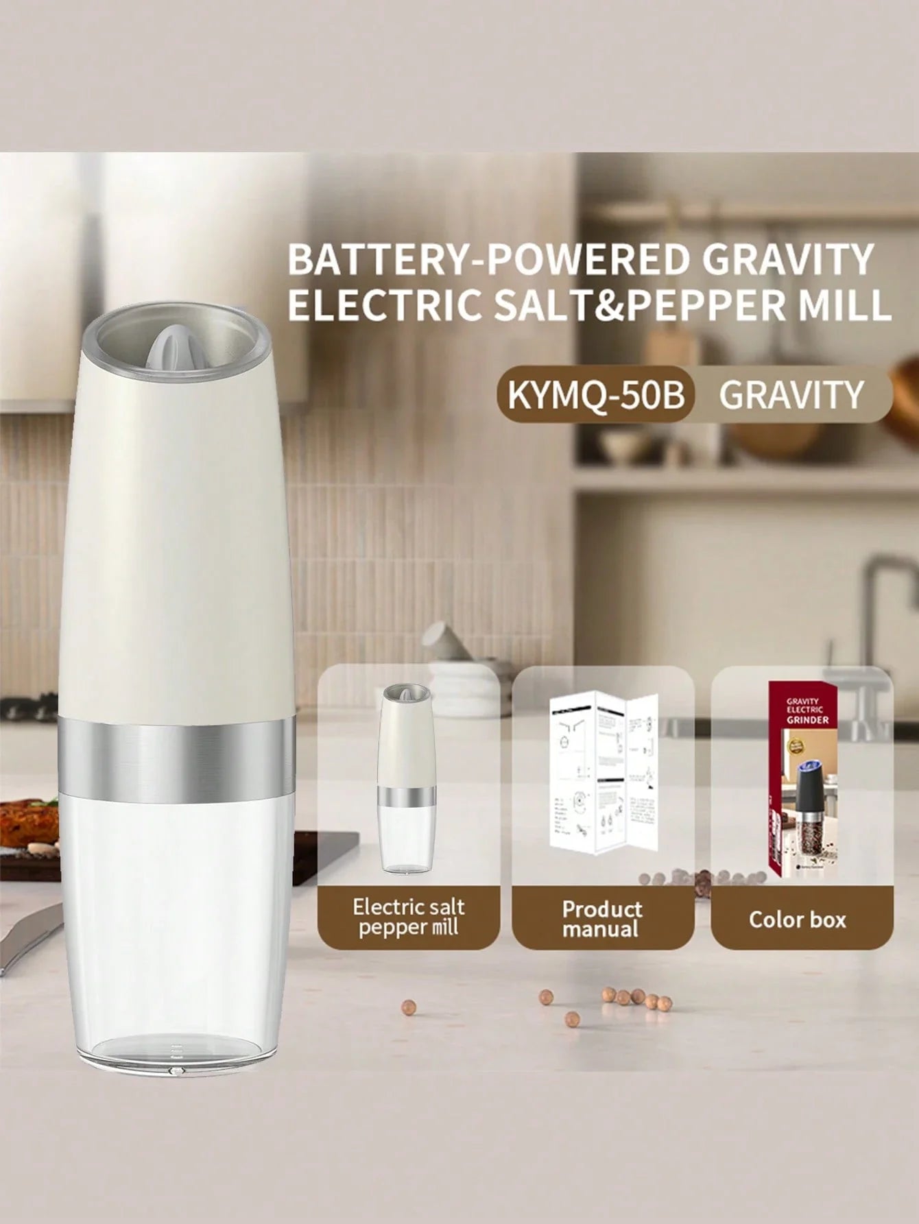 CLITON Gravity Electric Grinder Set
