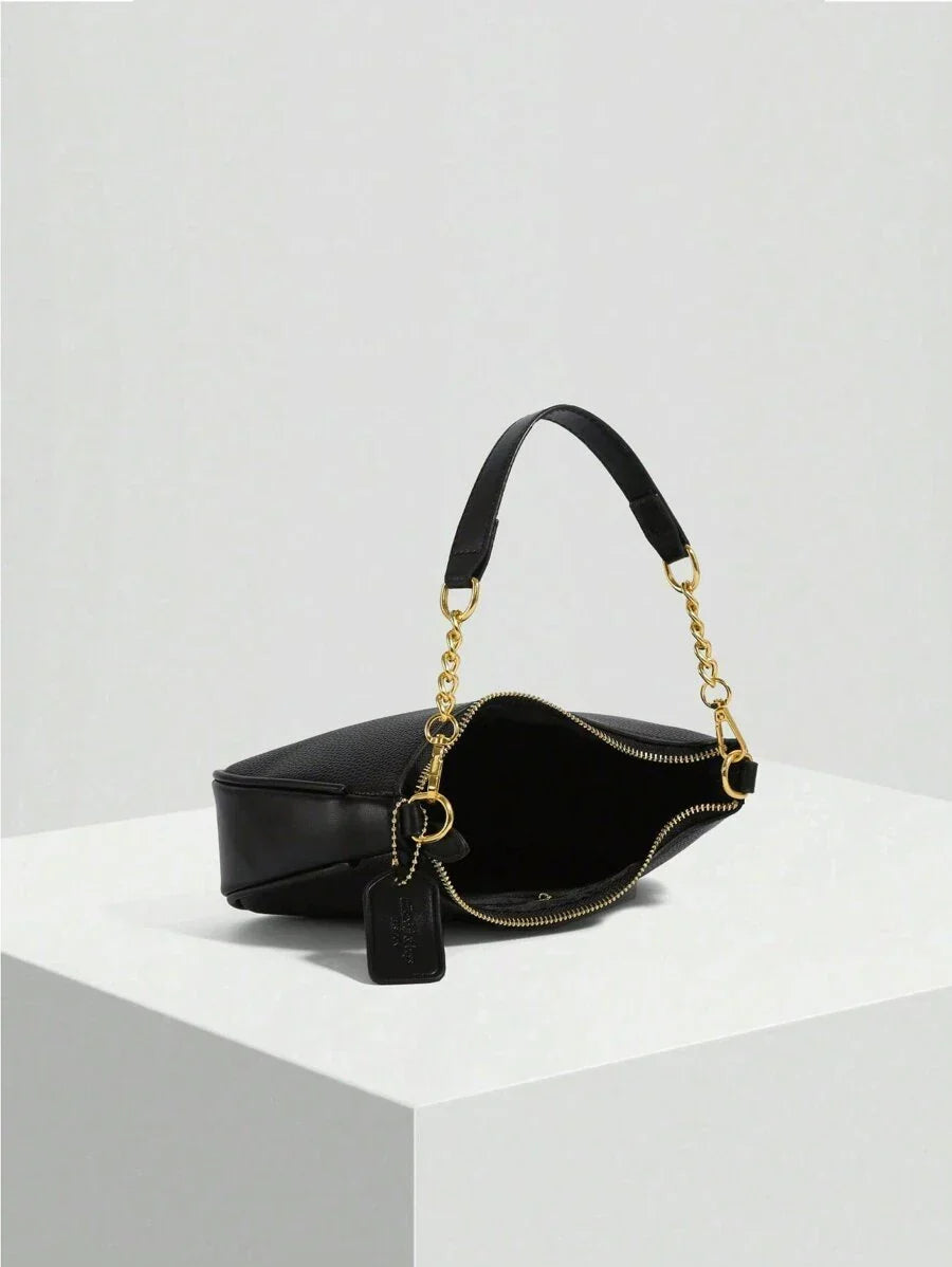 White Ladies' Shoulder Bag Made Of PU Material