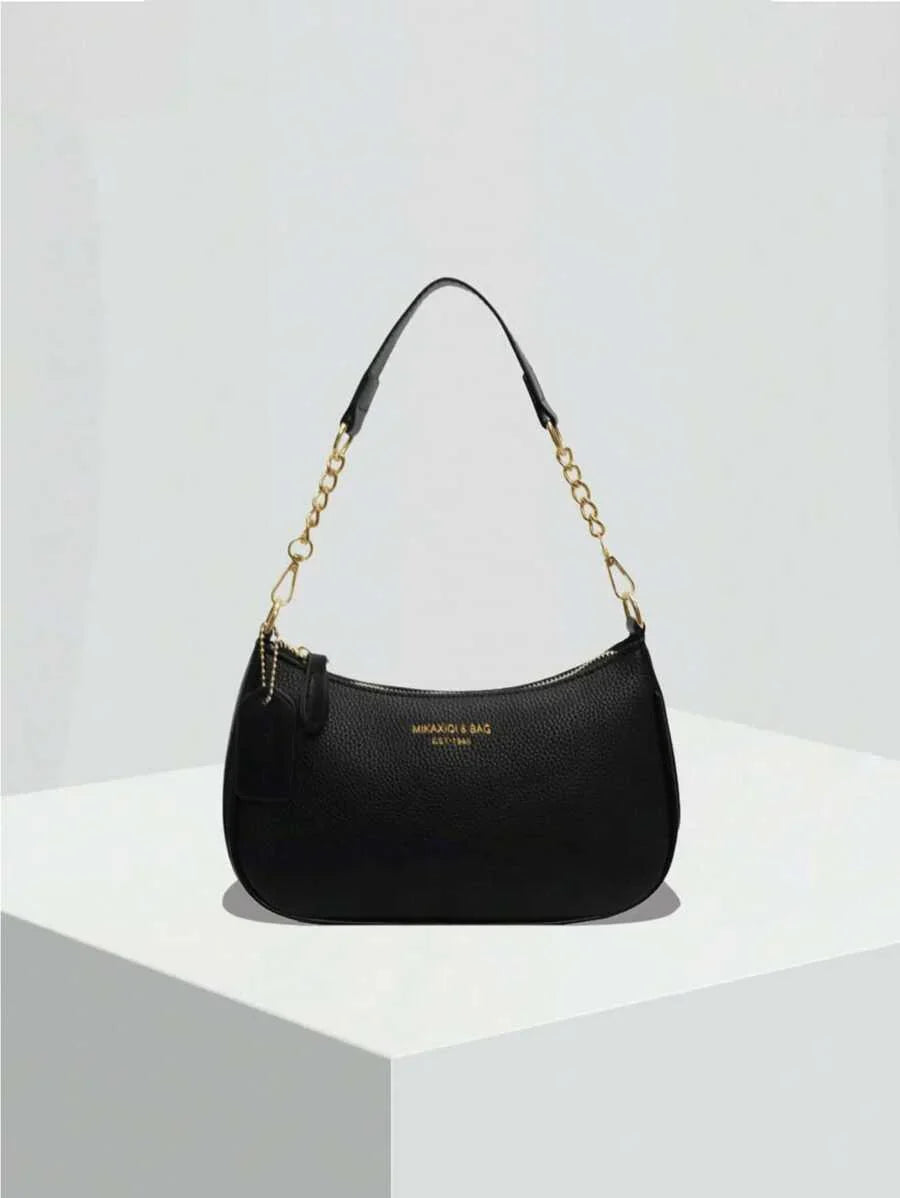 White Ladies' Shoulder Bag Made Of PU Material