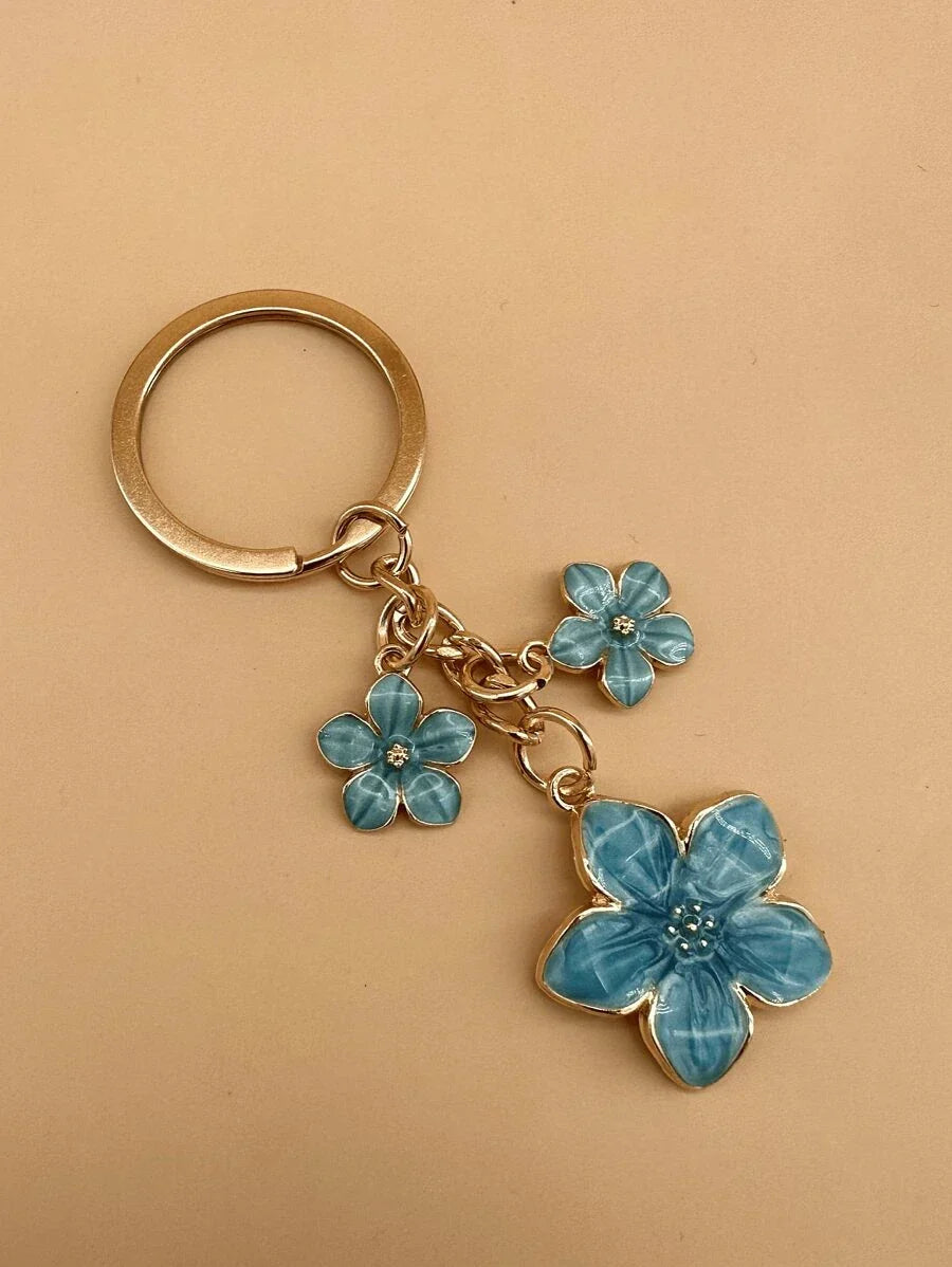 HAILIAN 1pc Sakura Shaped Keychain
