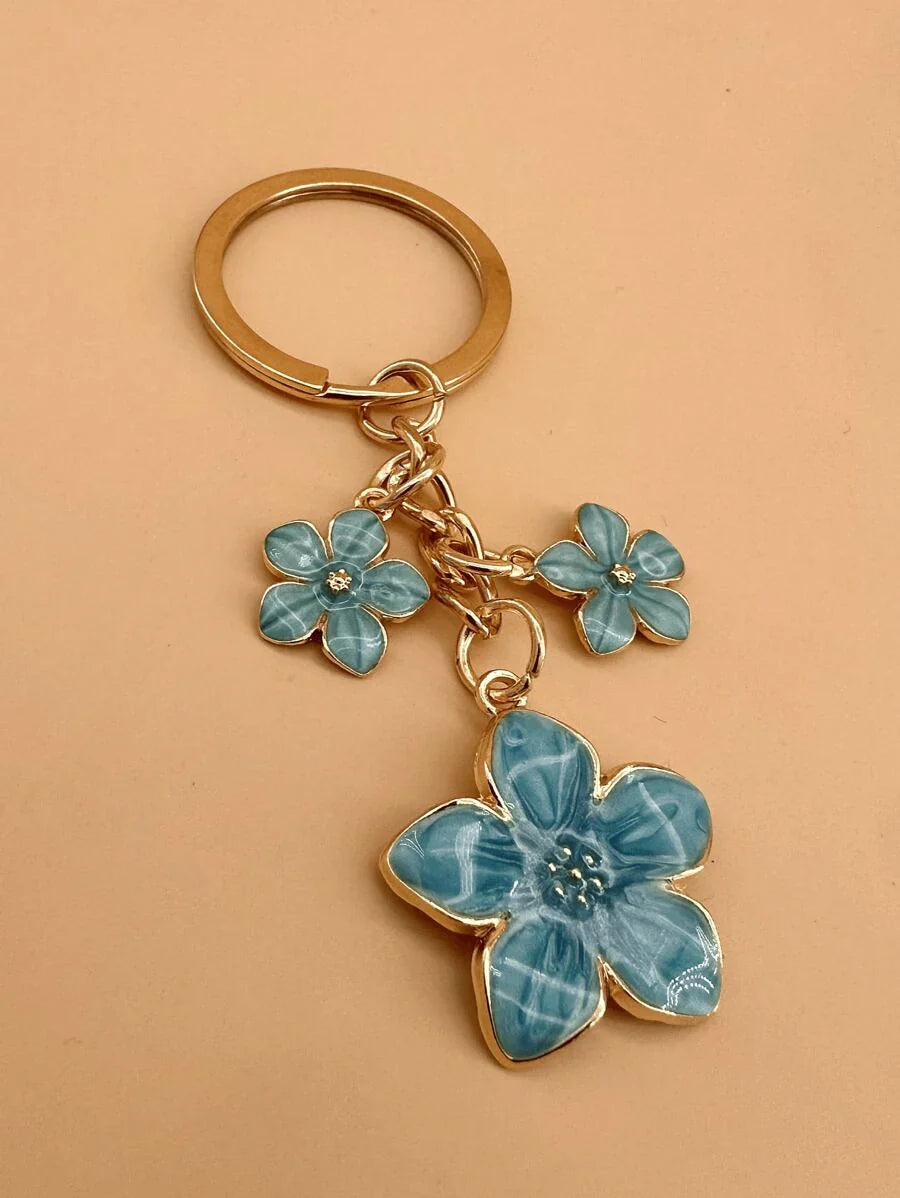 HAILIAN 1pc Sakura Shaped Keychain