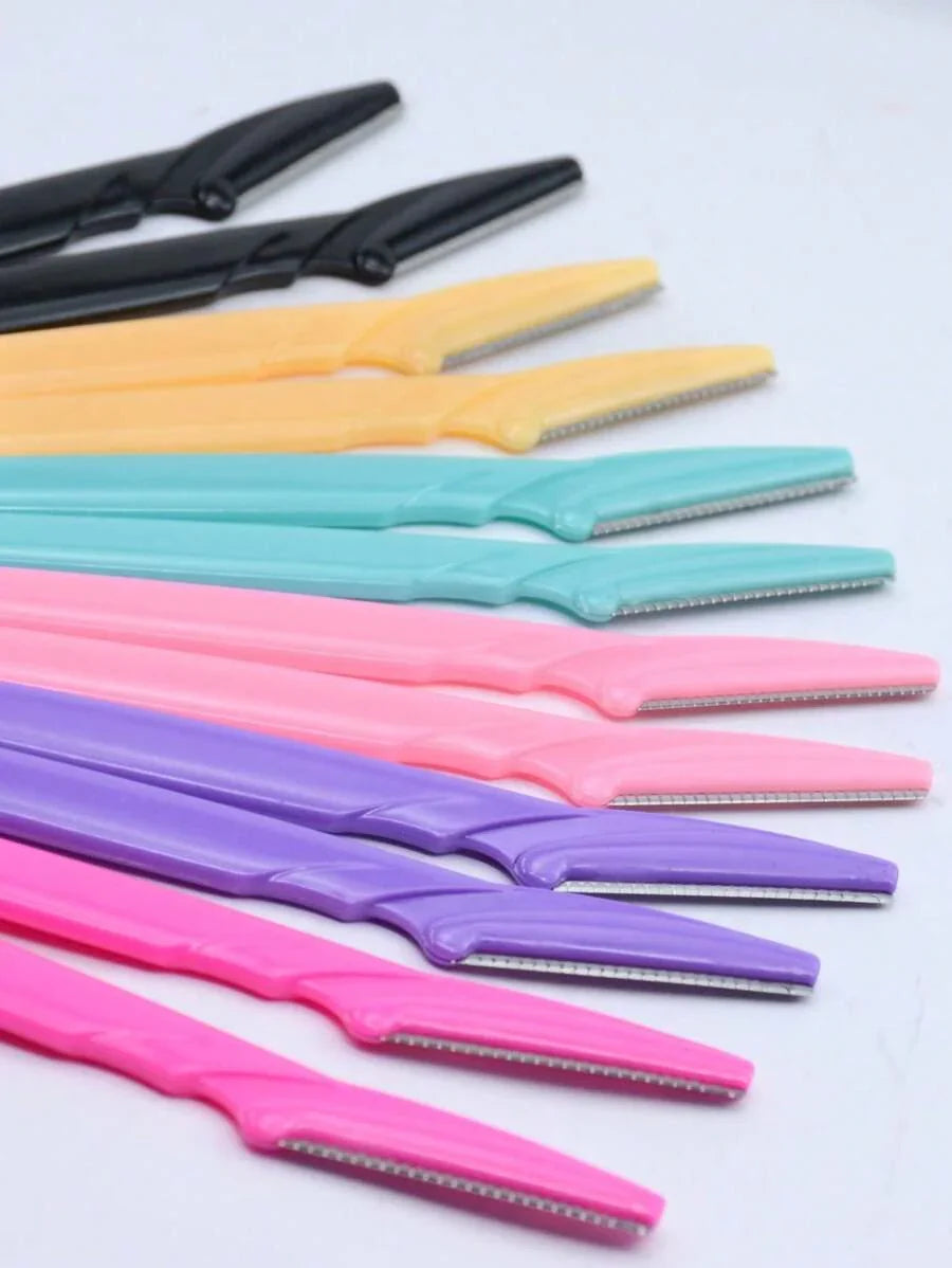 Bottled Eyebrow Razor Set, Includes Storage Box