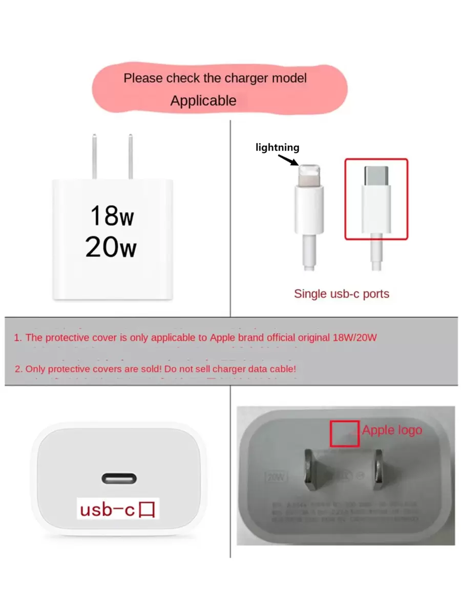 5pcs 3D Glitter Bow Charger Protector Set