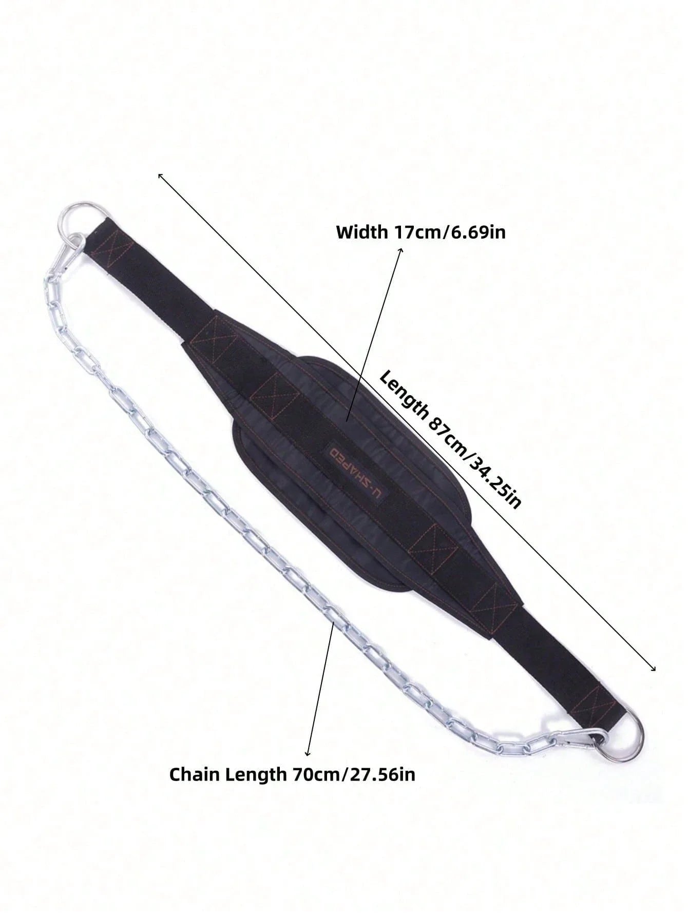 Thick Weight Lifting Chain Belt