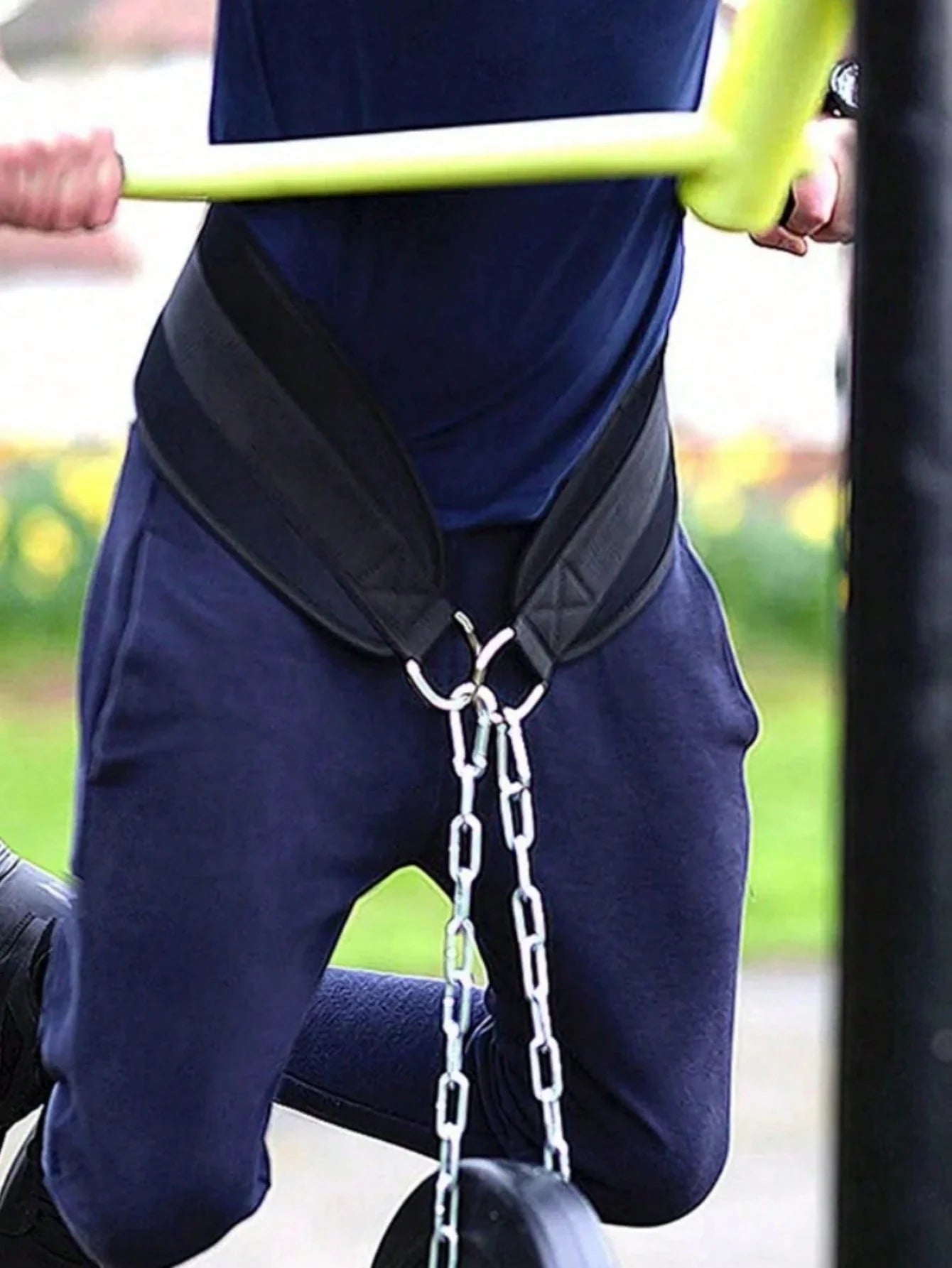 Thick Weight Lifting Chain Belt