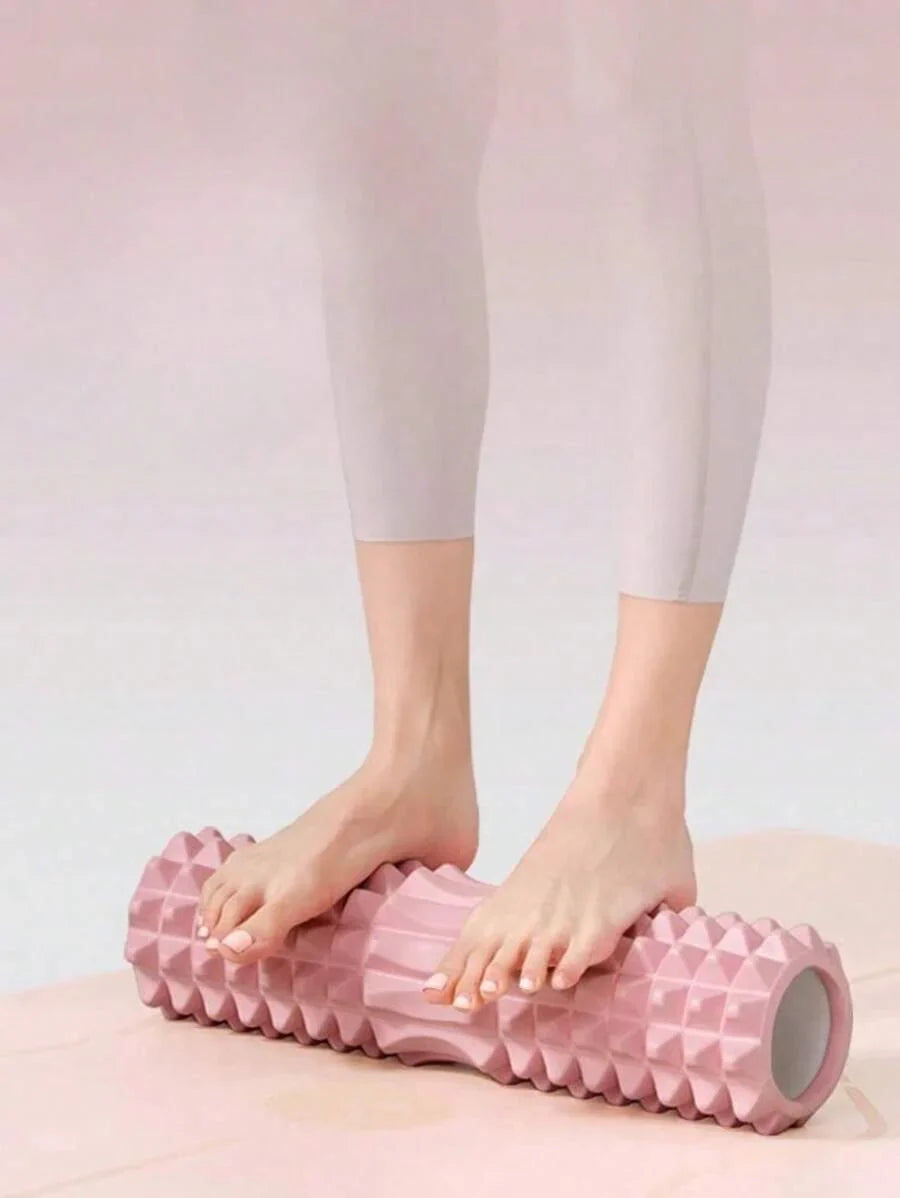 Pink Foam Yoga Massage Roller, For Muscle