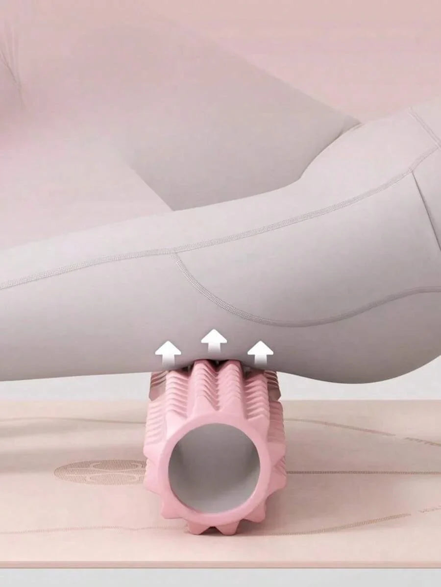 Pink Foam Yoga Massage Roller, For Muscle