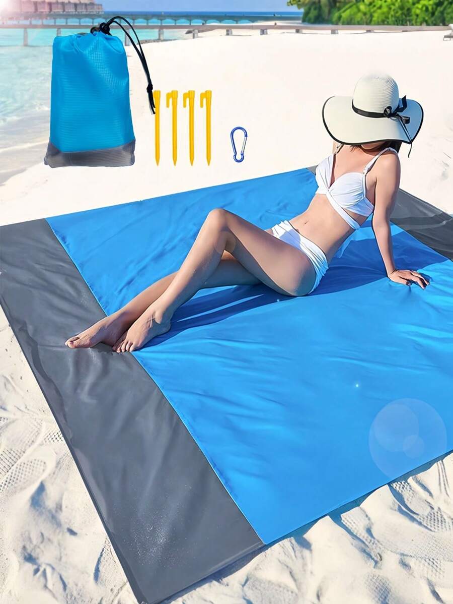 1PC Extra Large Beach Blanket 79x83 Inch