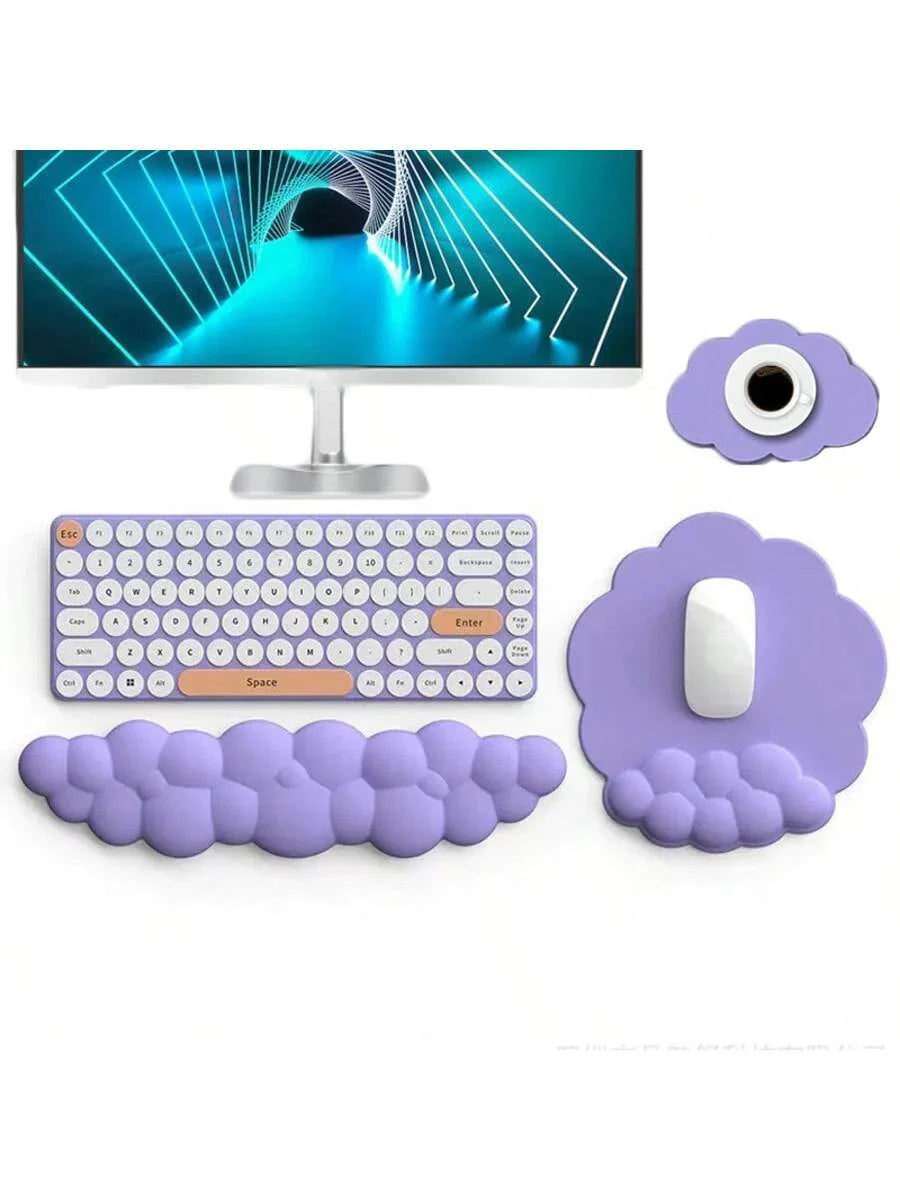 Cloud Wrist Rest For Keyboard, Ergonomic Computer Keyboard
