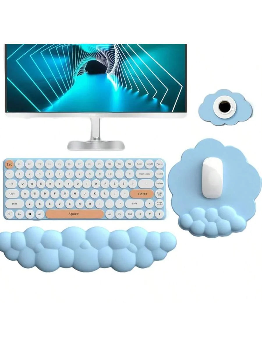 Cloud Wrist Rest For Keyboard, Ergonomic Computer Keyboard