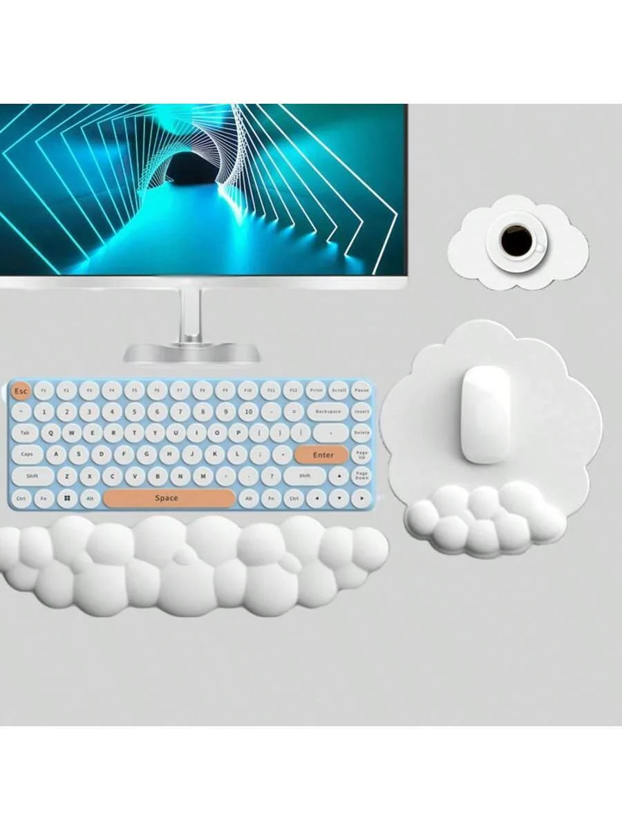 Cloud Wrist Rest For Keyboard, Ergonomic Computer Keyboard