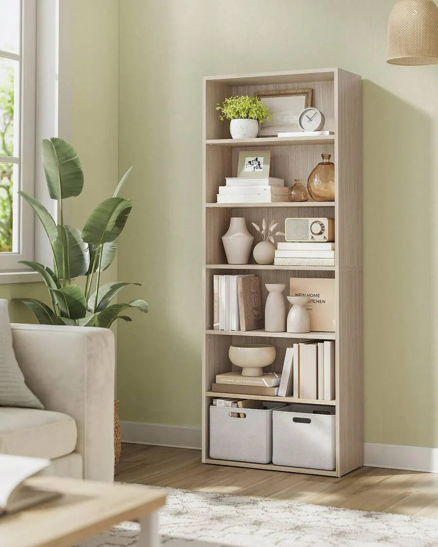 VASAGLE Bookshelf, 6-Tier Bookcase