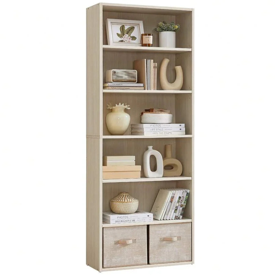 VASAGLE Bookshelf, 6-Tier Bookcase