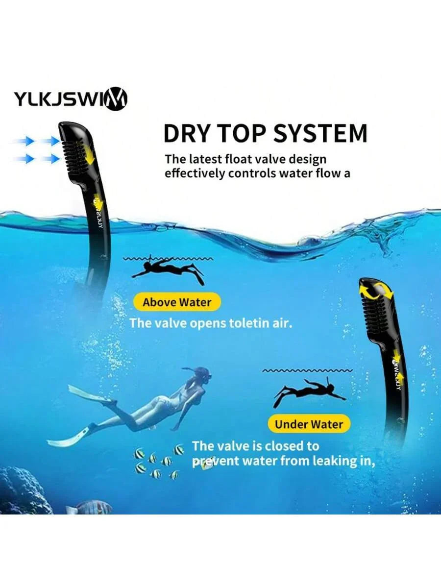 1set Adult Snorkeling Gear, Including Snorkel Mask