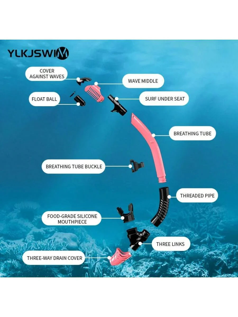 1 Set Adult Snorkeling Equipment, Full Face Snorkel Mask