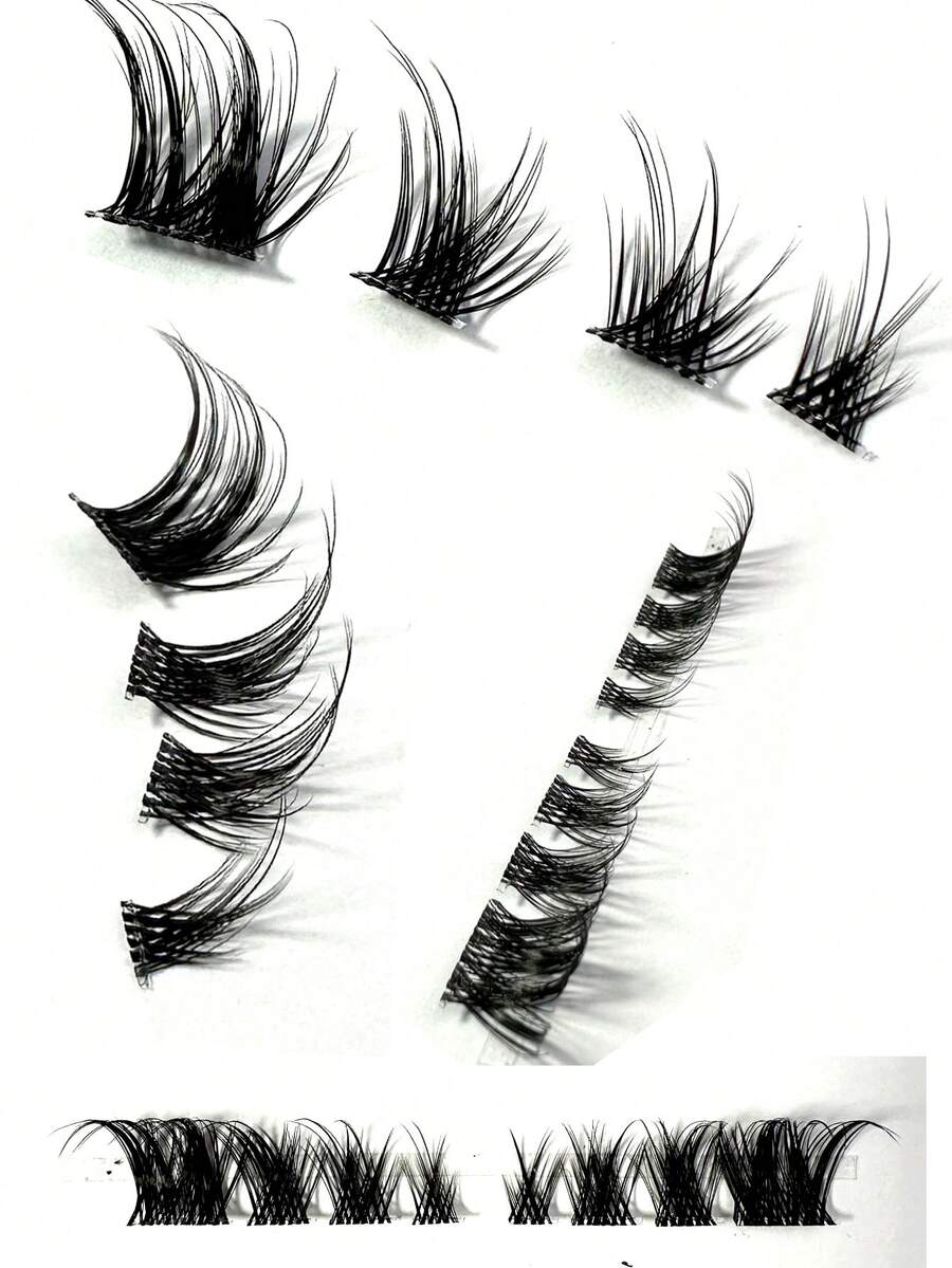 32pcs/10pcs C-Curl Flirty Fairy False Eyelash Clusters