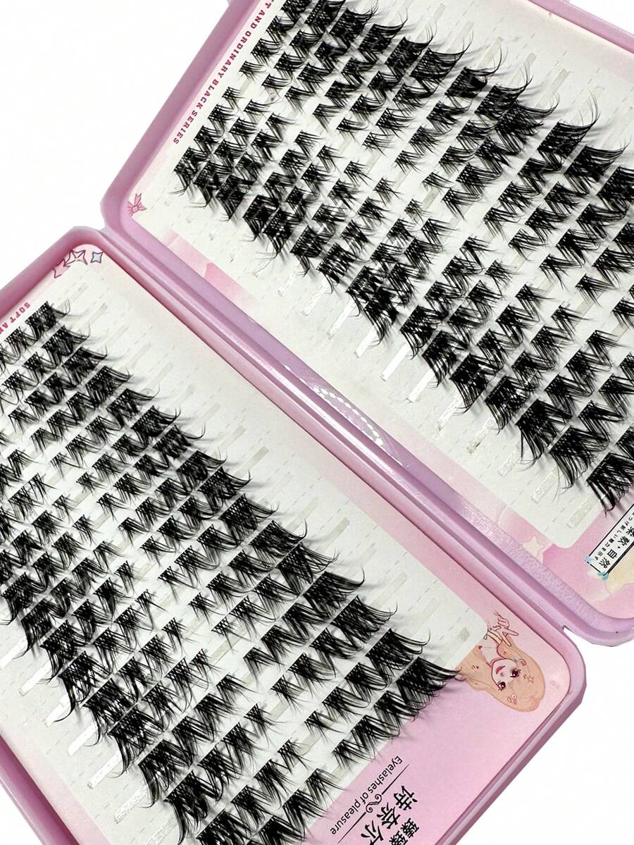 32pcs/10pcs C-Curl Flirty Fairy False Eyelash Clusters