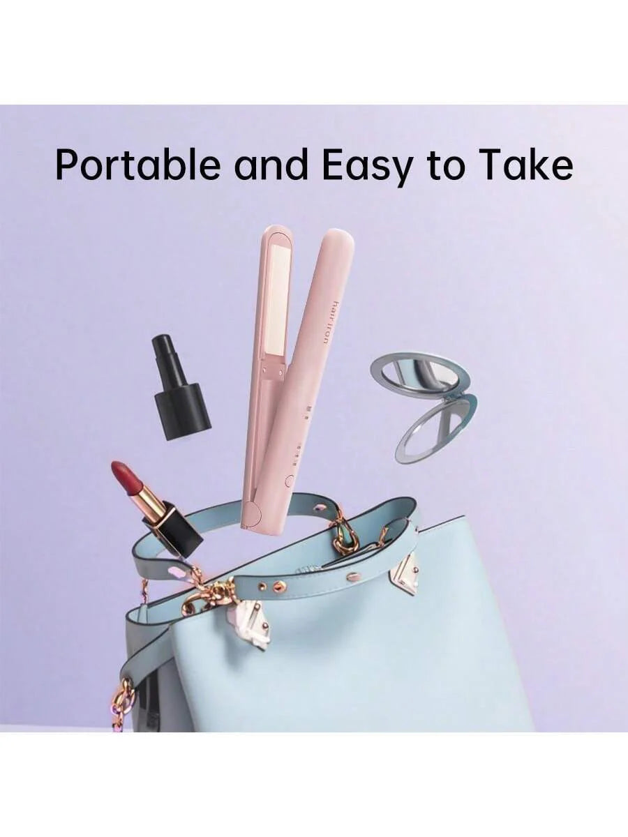 HYUNDAI 2-In-1 Mini Wireless Tourmaline Ceramic Hair Curler