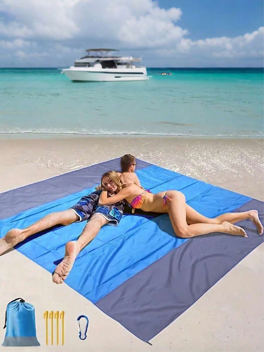 1PC Extra Large Beach Blanket 79x83 Inch