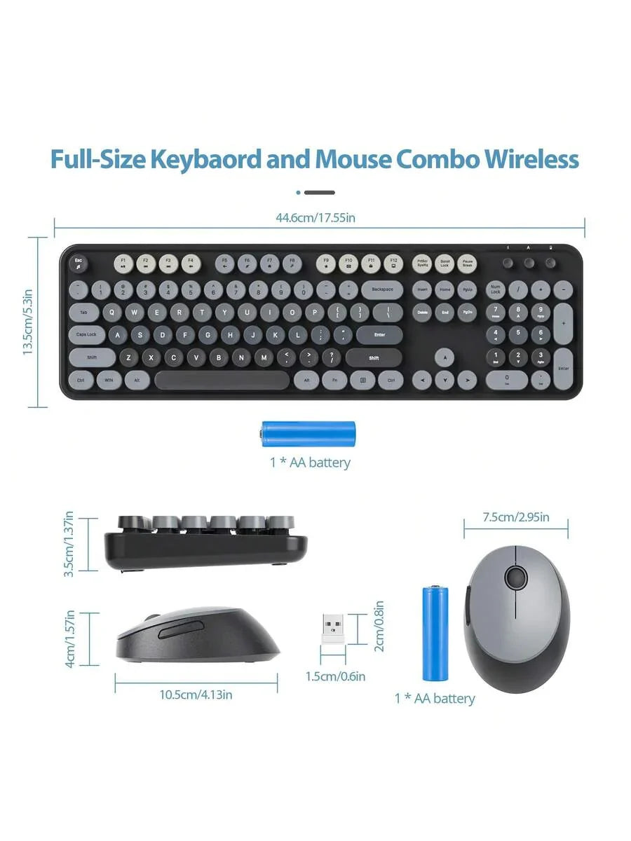Wireless Keyboard And Mouse Set