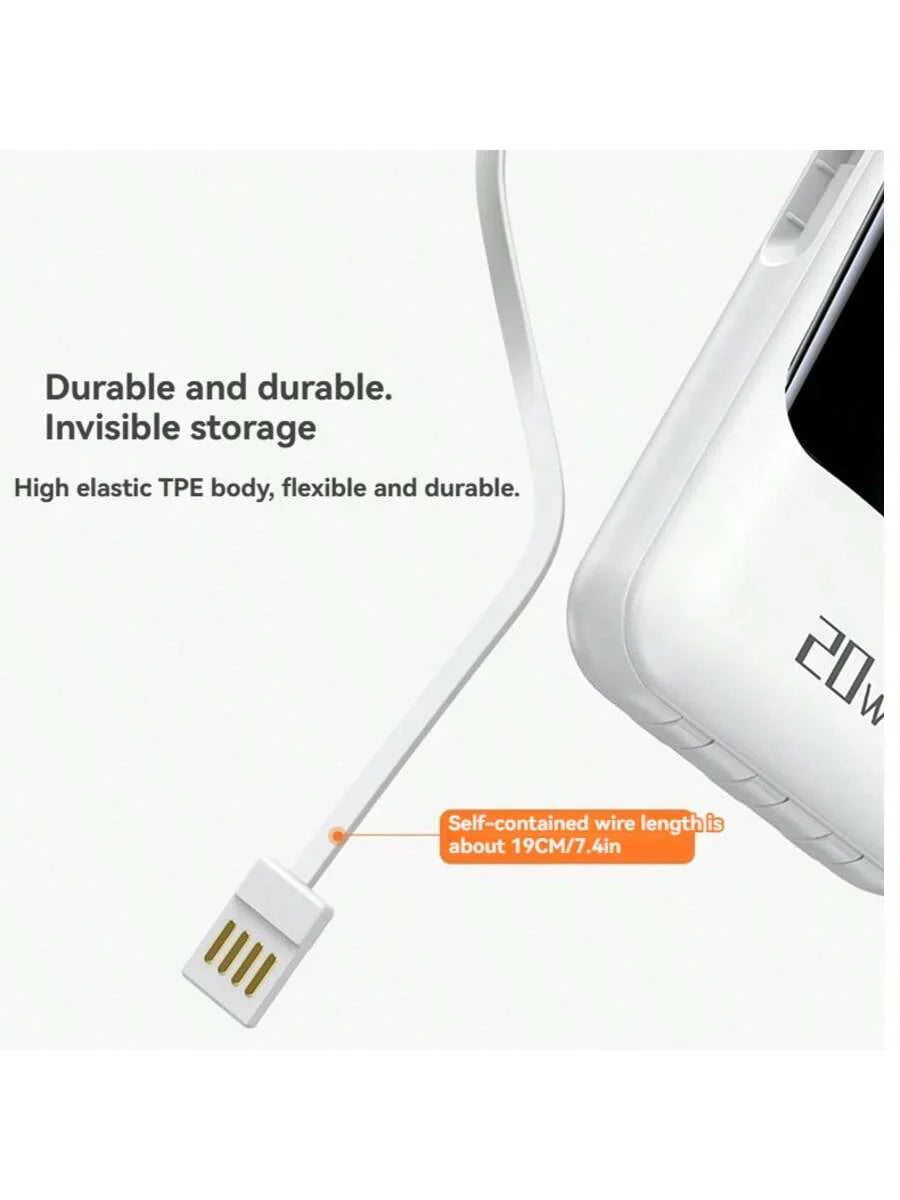 Small Portable Charger Power Bank PD20w Fast Charging