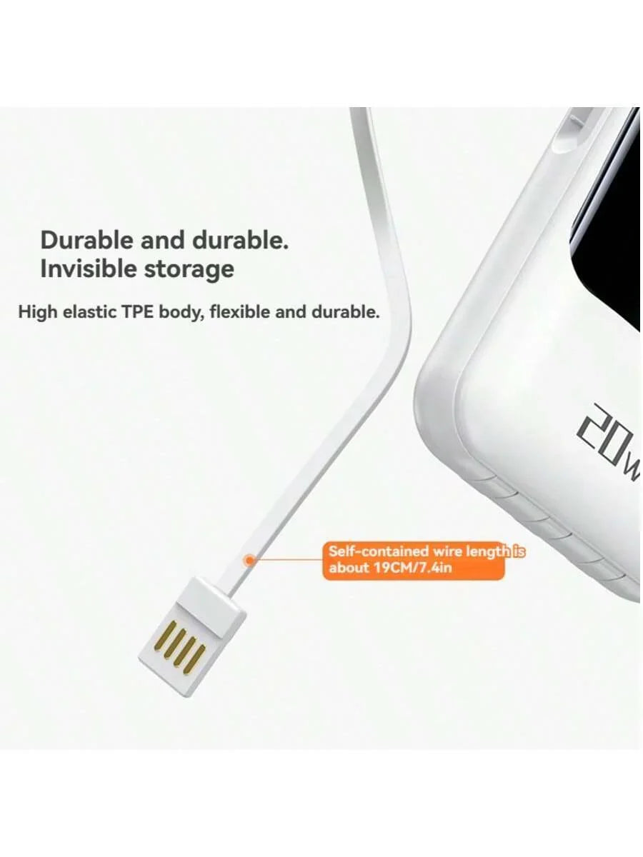 Small Portable Charger Power Bank PD20w Fast Charging