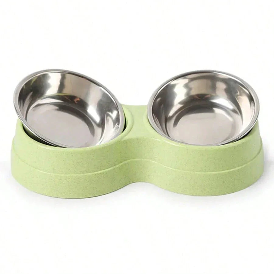 Stainless Steel Double Pet Bowls
