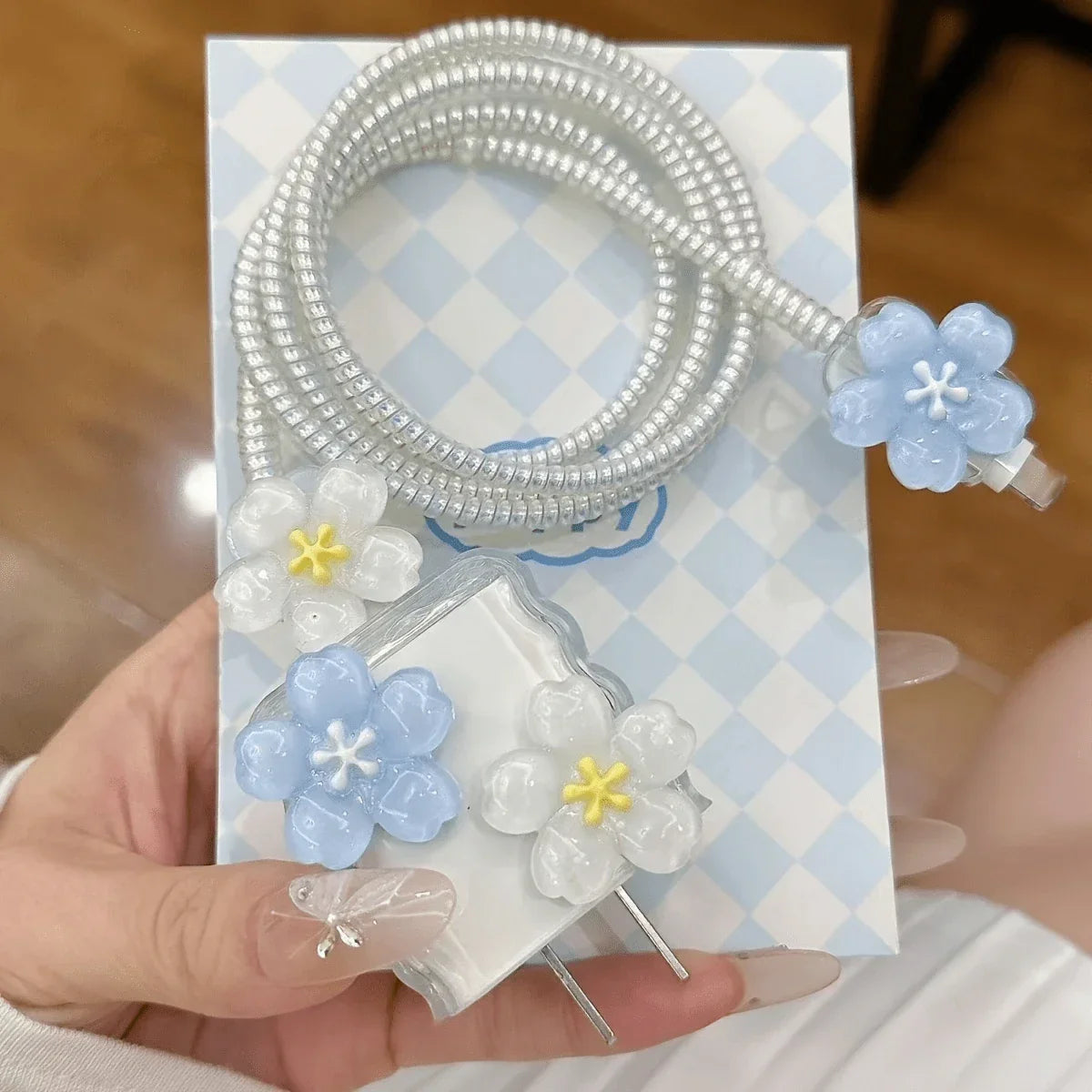 Minimalist Floral Charging Protector Case