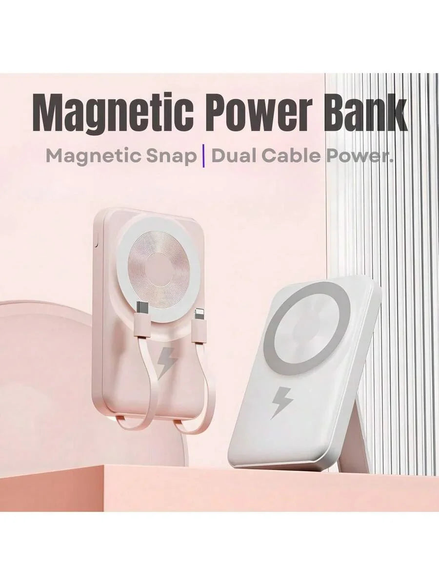Latest Wireless Magnetic Battery Pack, 10000mAh Magnetic Power Bank