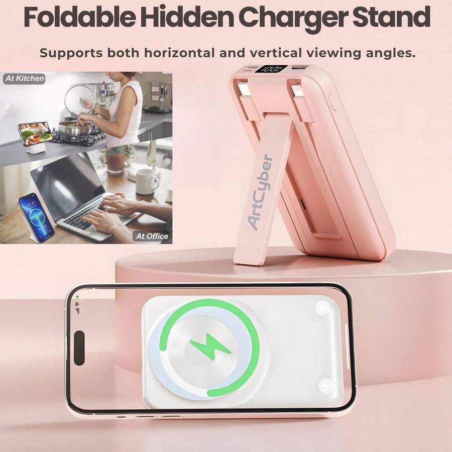 Latest Wireless Magnetic Battery Pack