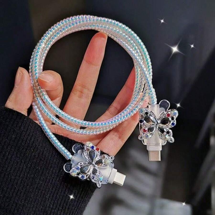 3D Bowknot/Heart/Star Charger Protector Case