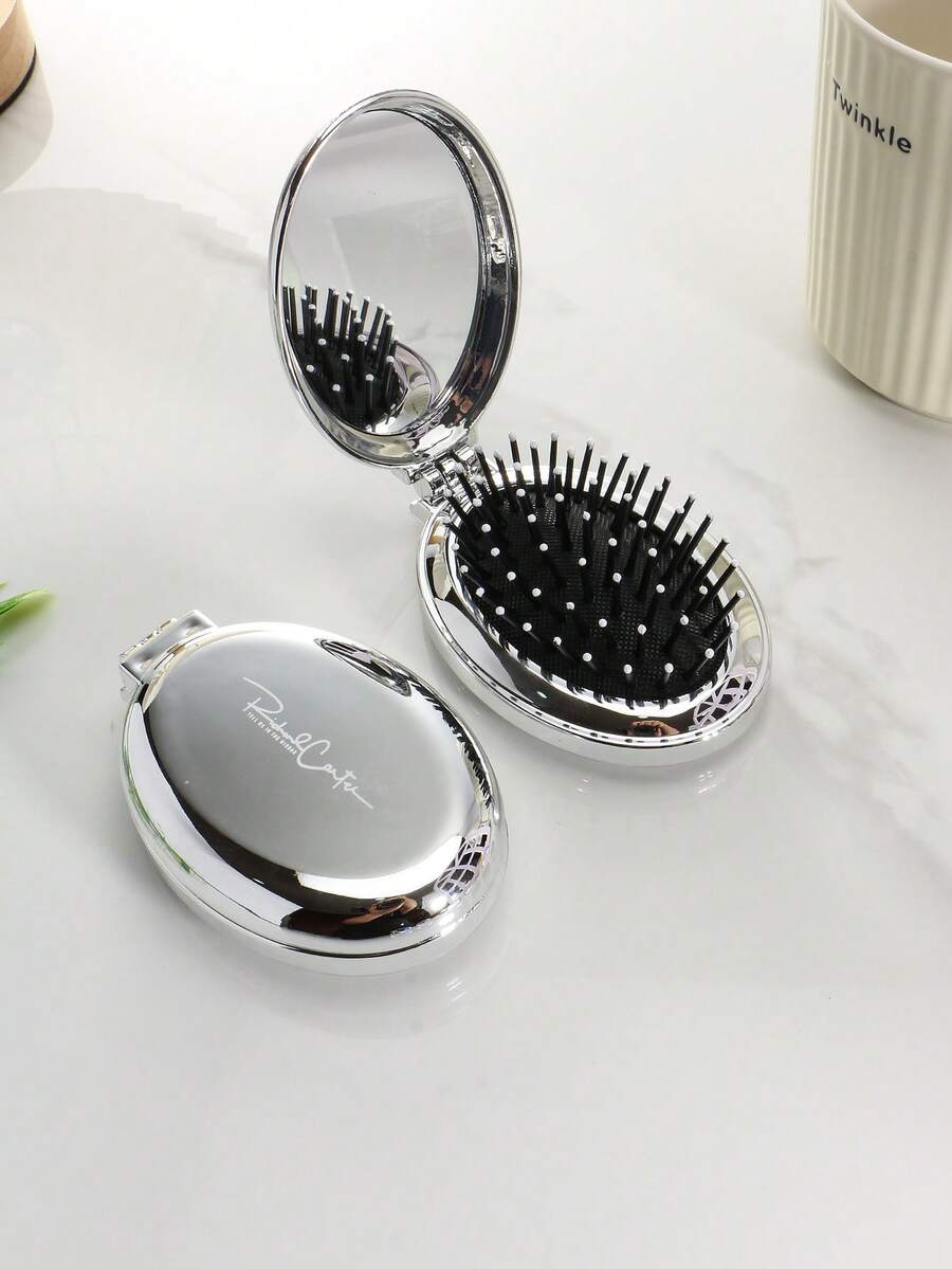 X Milania 1pc Foldable Comb - Cream Color