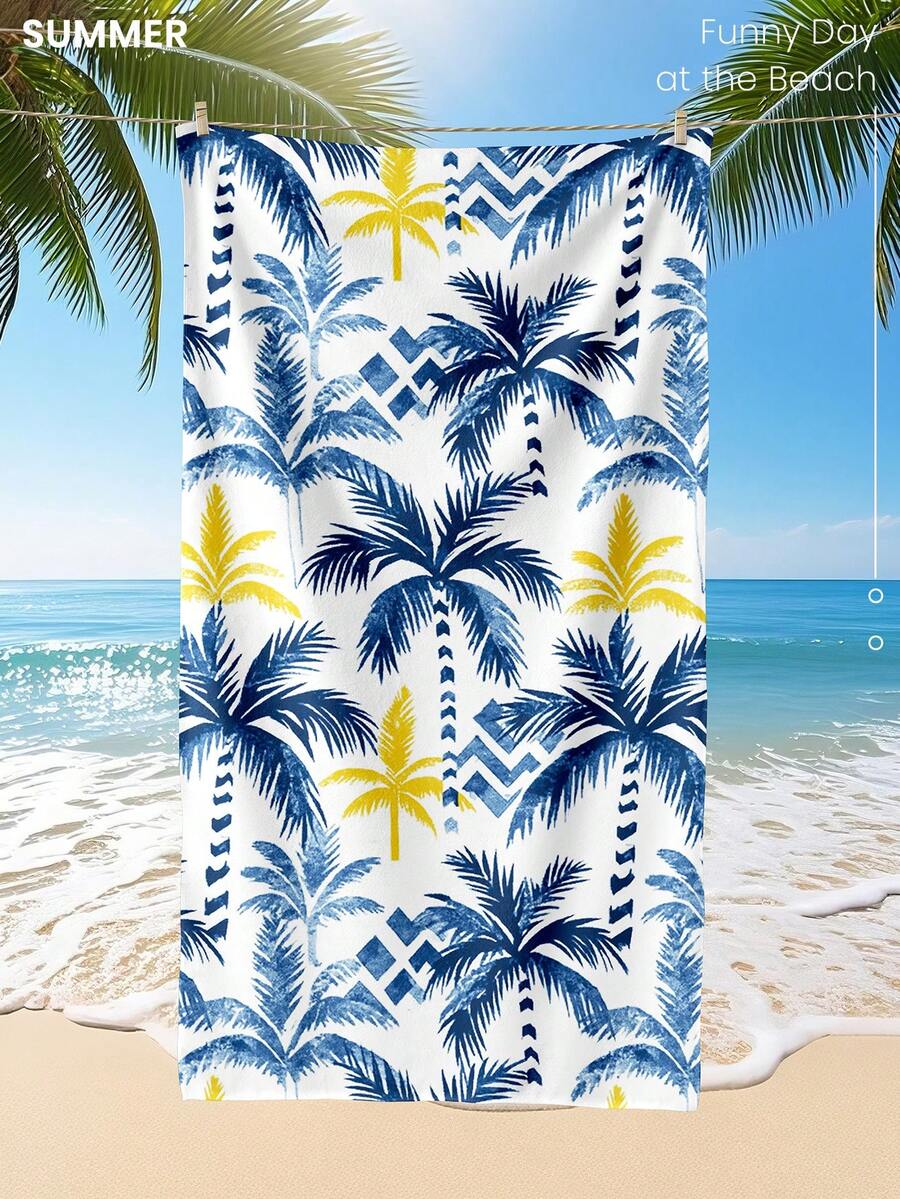 Printed Beach Towel, Summer Fruit Pattern Swimwear