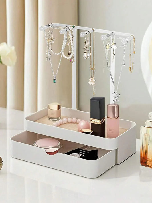 1 Jewelry Display Stand With Drawer Box For Earrings
