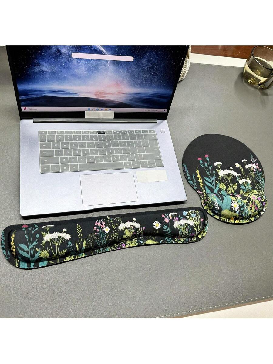 Keyboard Wrist Rest Support Ergonomic Mouse Pad