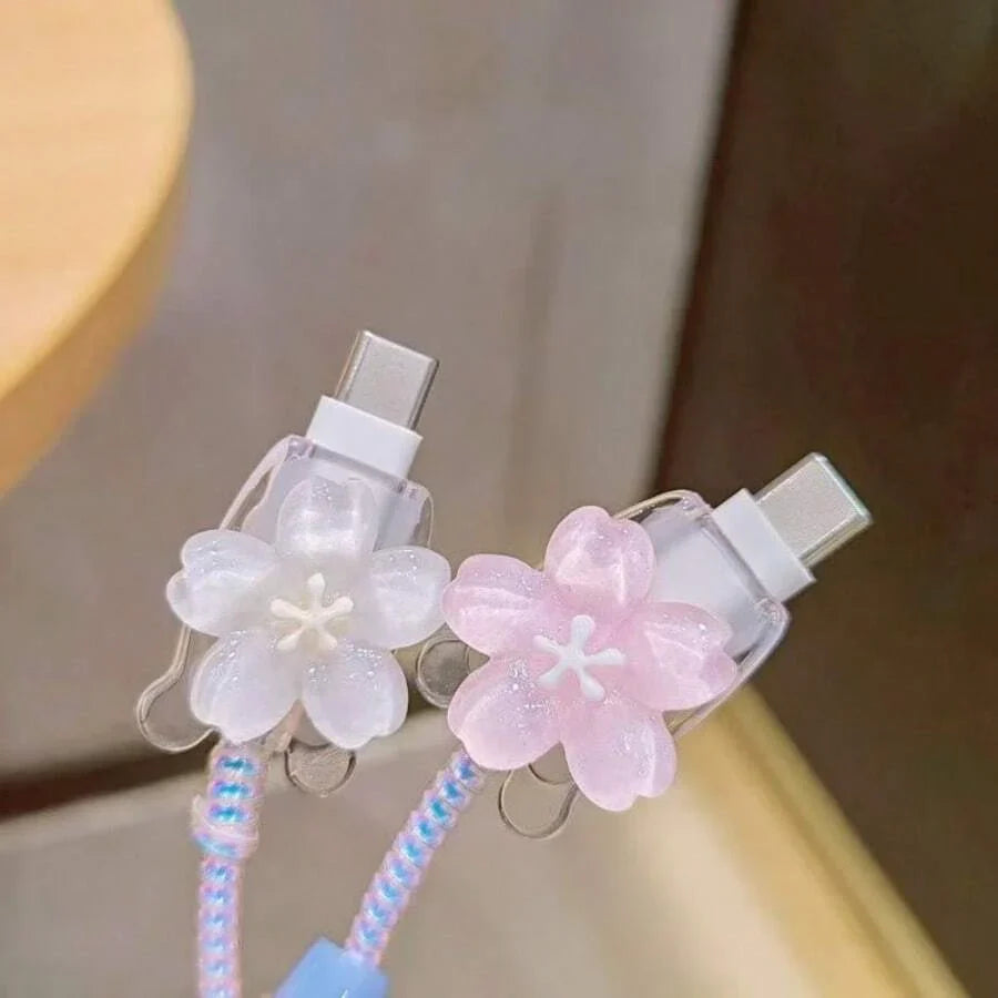 Minimalist Floral Charging Protector Case
