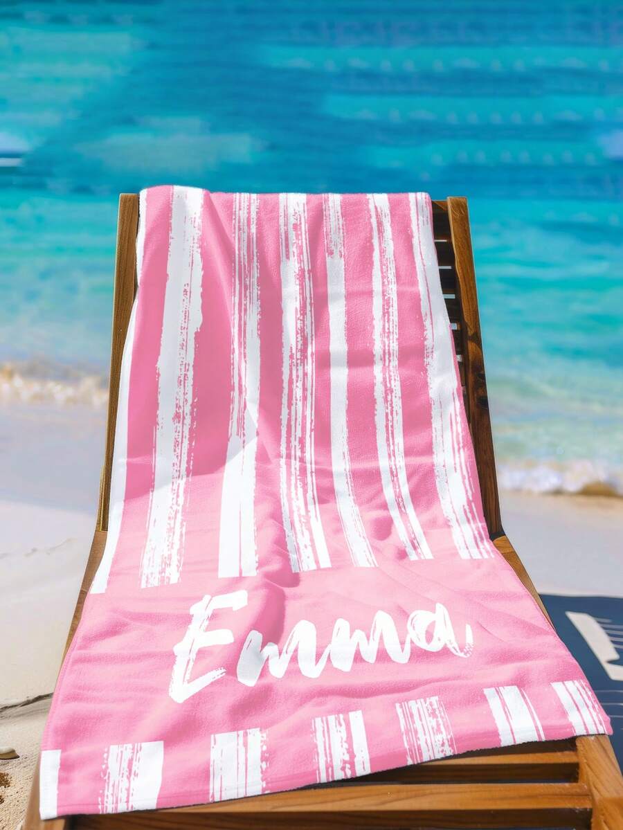 Personalized Beach Towel, Pool, Vacations