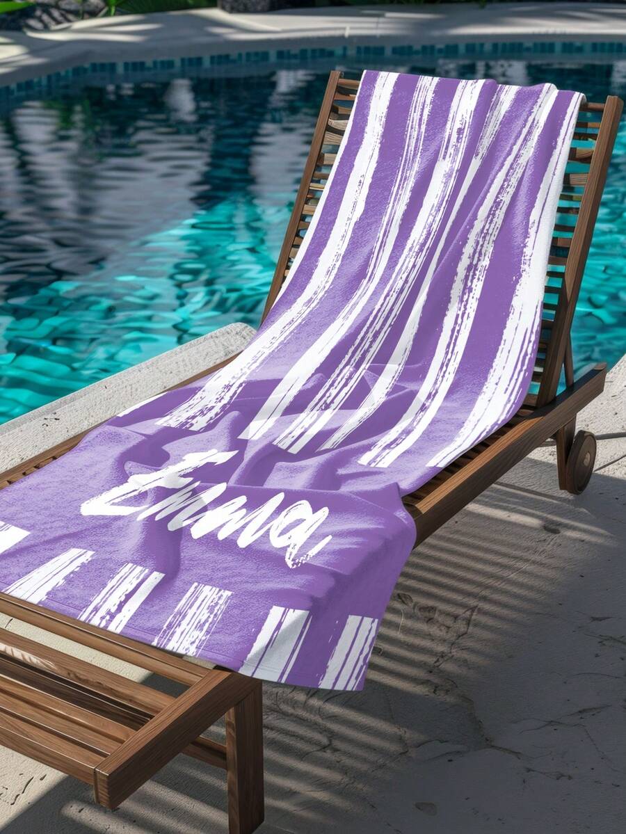Personalized Beach Towel, Pool, Vacations