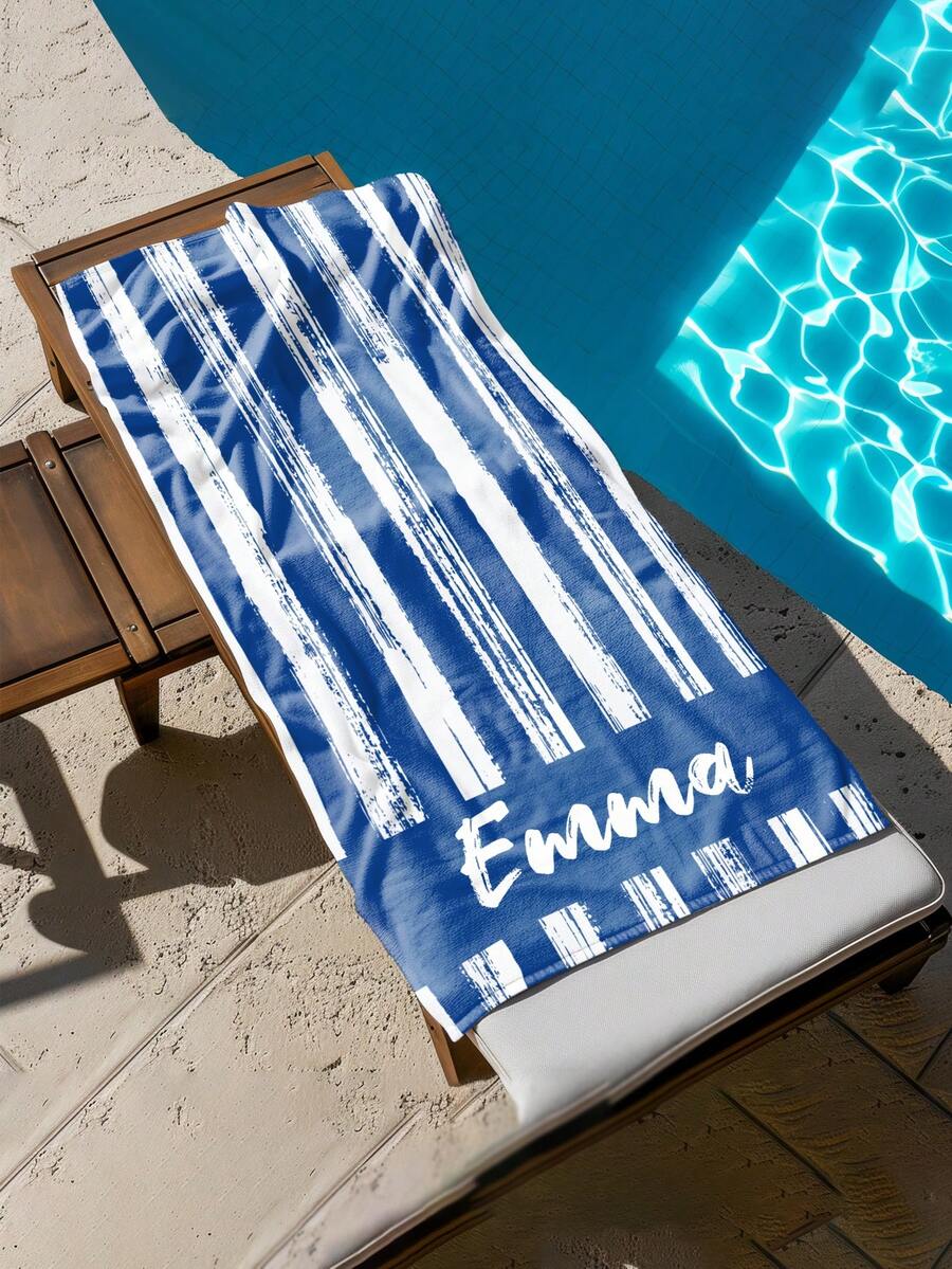 Personalized Beach Towel, Pool, Vacations