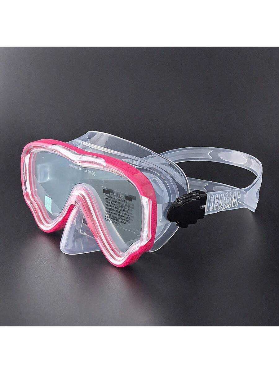 Adult Scuba Diving Mask, Tempered Glass One-Piece Mask