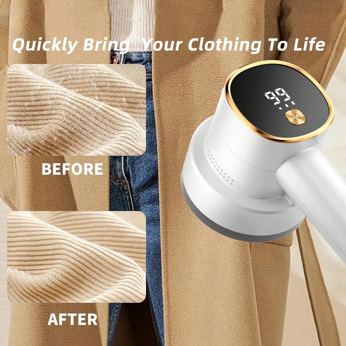 USB Rechargeable Fabric Lint Remover