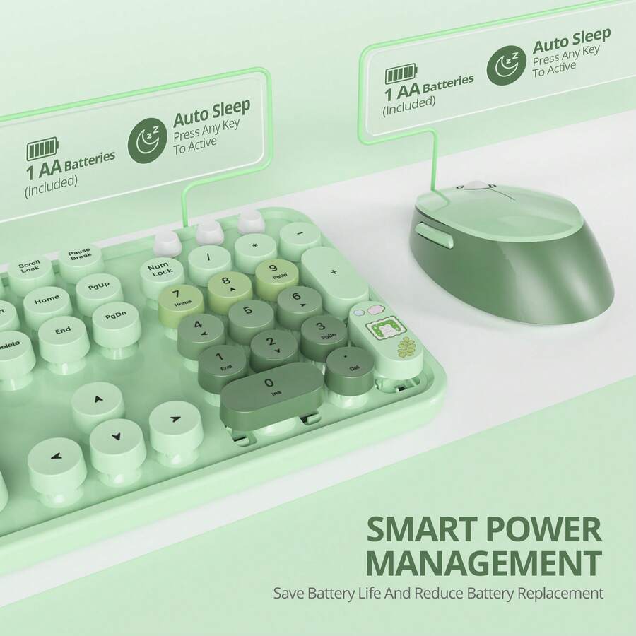 Wireless Keyboard And Mouse Set