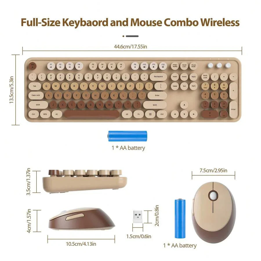 Wireless Keyboard And Mouse Set
