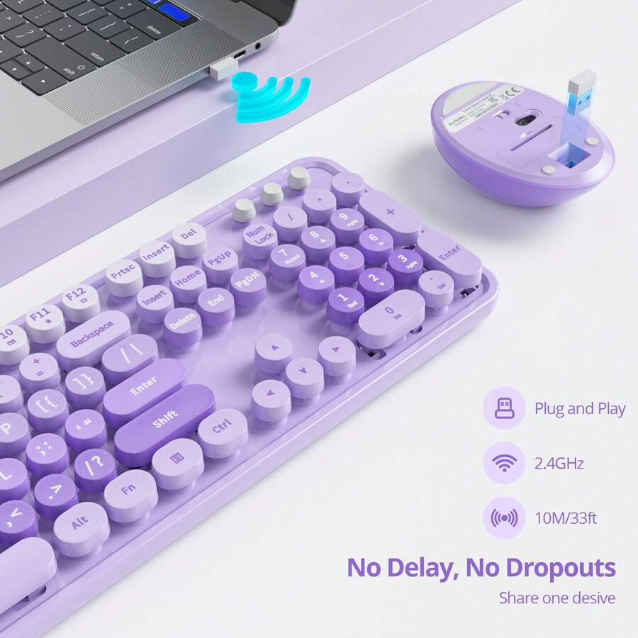 Wireless Keyboard And Mouse Set