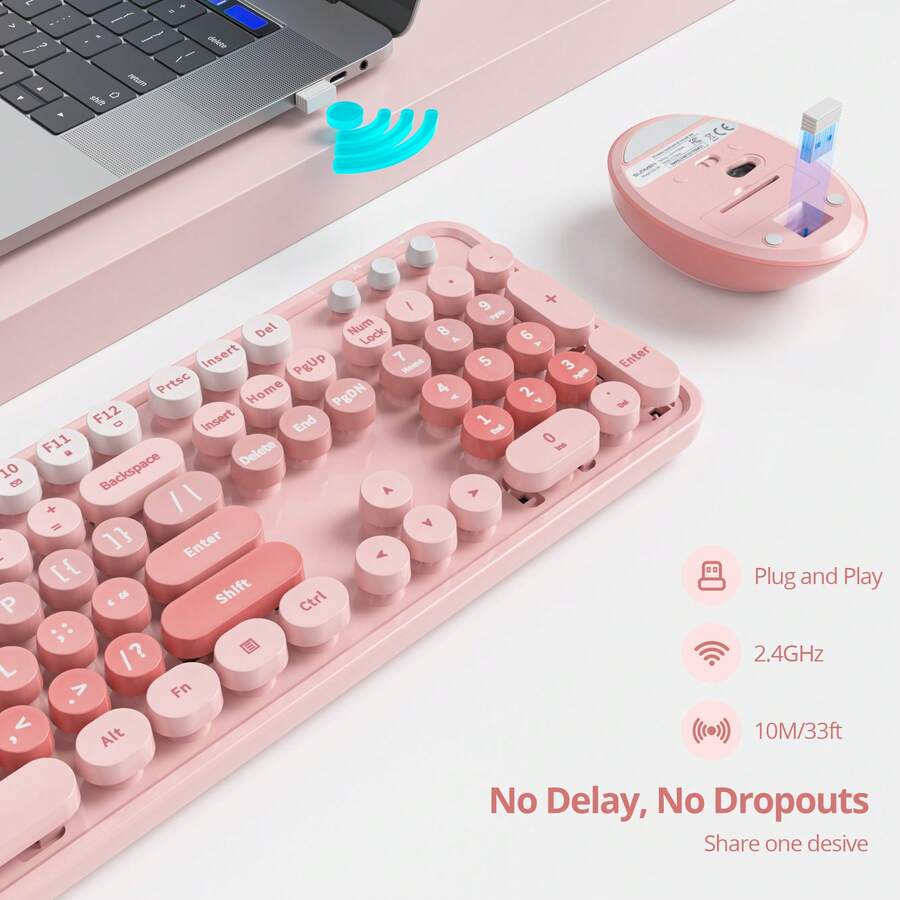 Wireless Keyboard And Mouse Set